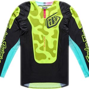 Maillot TROY LEE DESIGNS SE Pro – Myth noir/jaune fluo