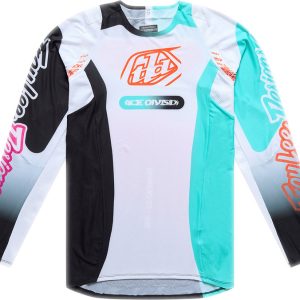 Maillot TROY LEE DESIGNS SE Pro – Sever blanc/Teal