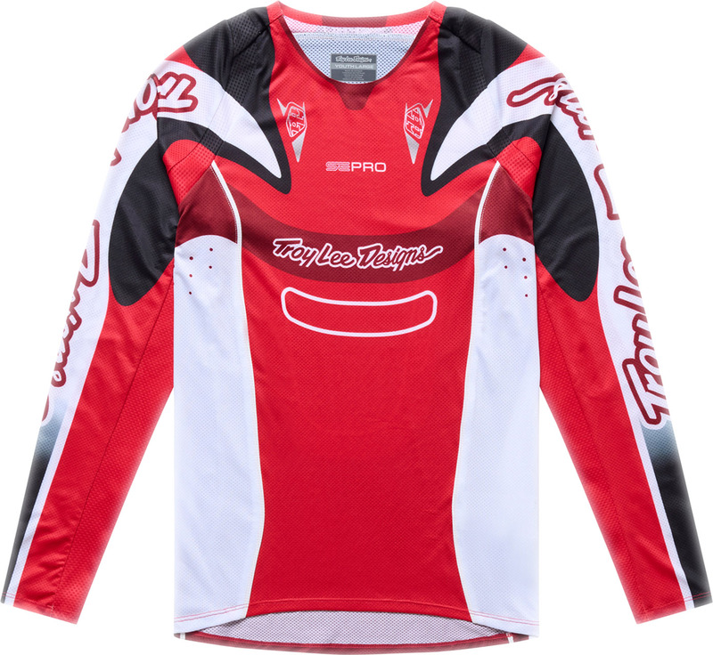 Maillot enfant TROY LEE DESIGNS SE Pro – Salvo rouge/blanc