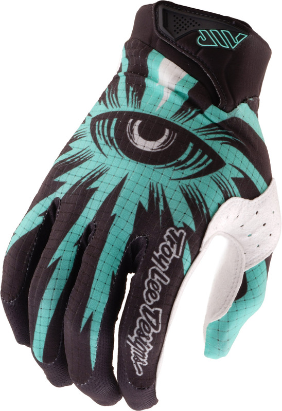 Gants TROY LEE DESIGNS Air – Cyclops Carbon/Real Teal