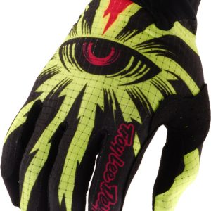 Gants TROY LEE DESIGNS Air – Cyclops noir/jaune fluo