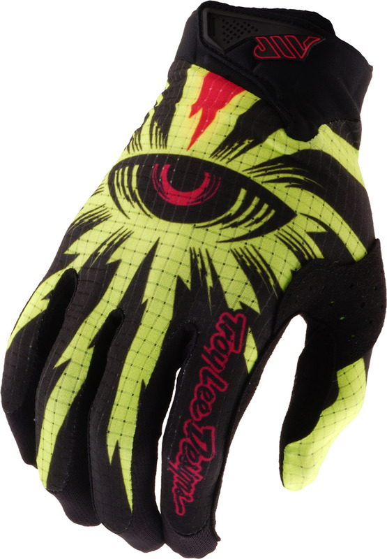 Gants TROY LEE DESIGNS Air – Cyclops noir/jaune fluo