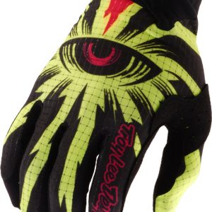 Gants enfant TROY LEE DESIGNS Air – Cyclops noir/jaune fluo