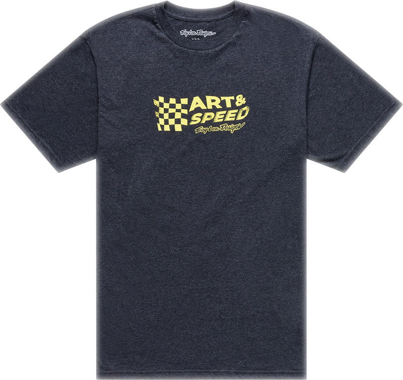 T-Shirt TROY LEE DESIGNS Finish Line – Black Heather